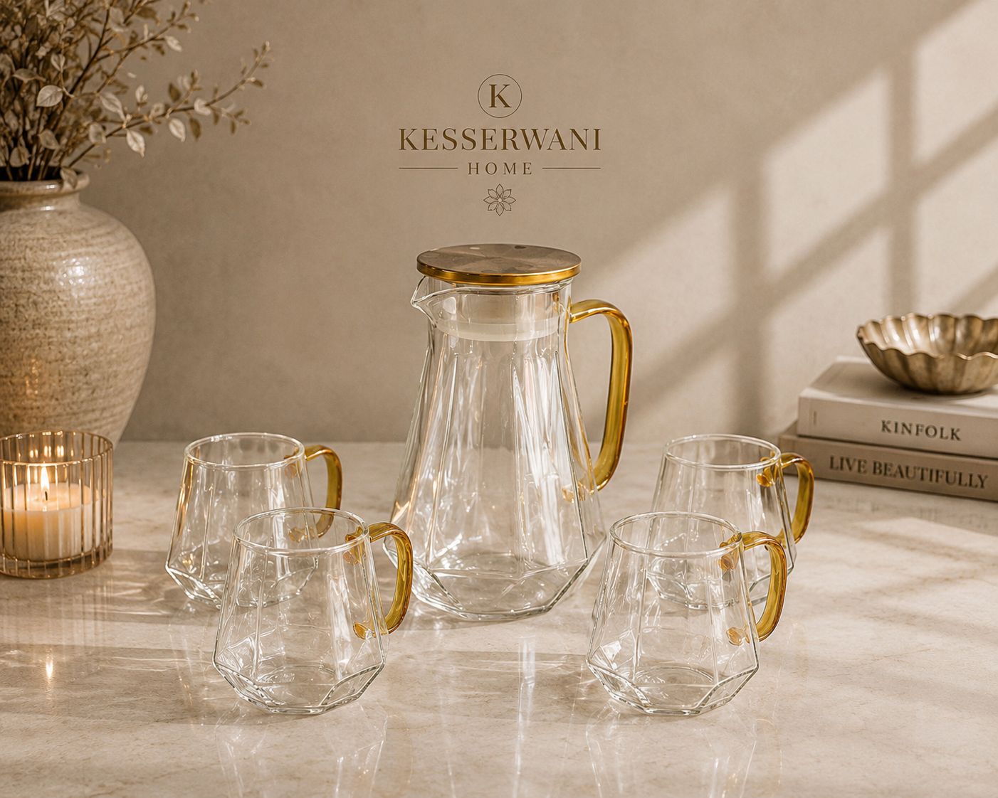 Glass Jug Set