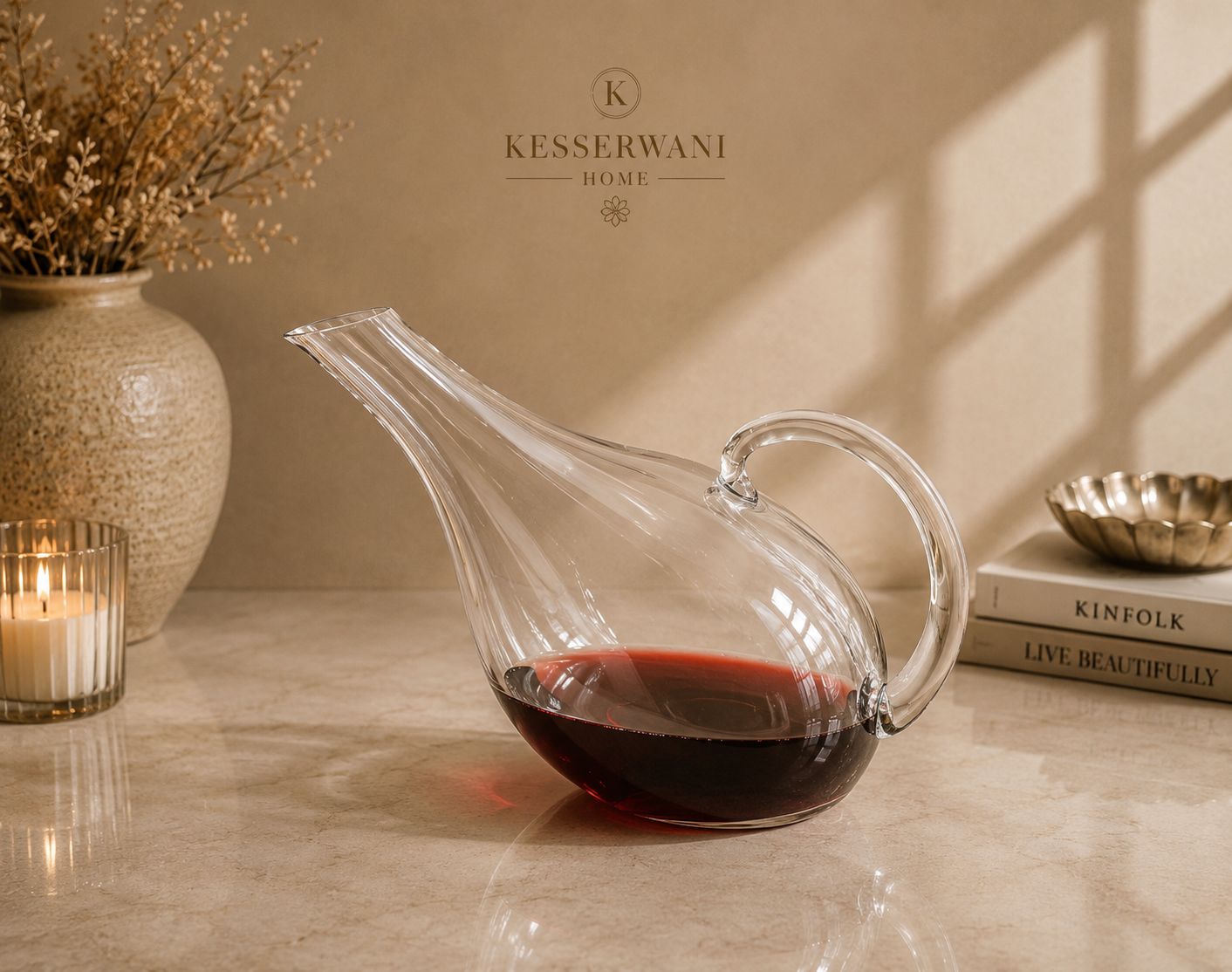 Elegant Glass Juice Carafe – 1L