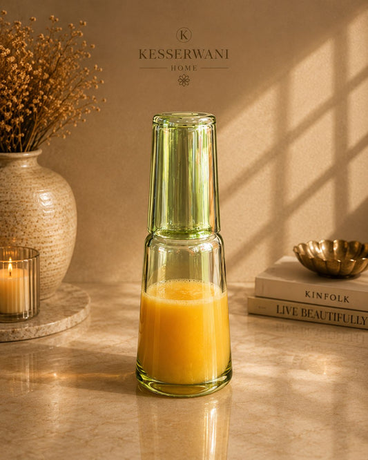 Modern Glass Juice Bottle – 1L