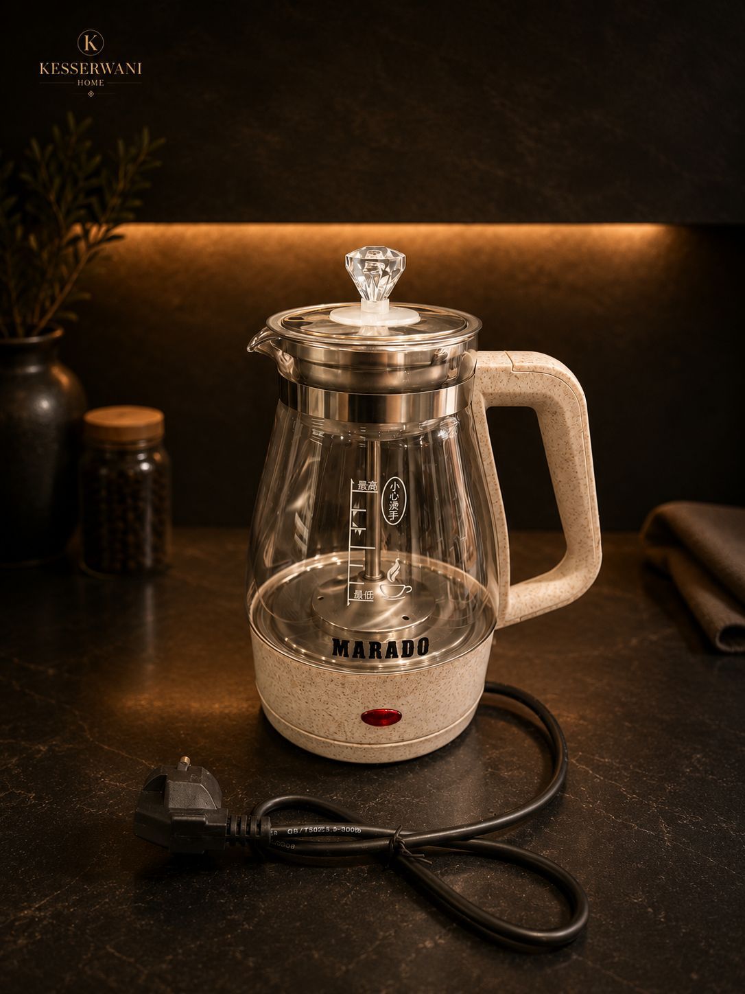 Electric Glass Kettle – 1L