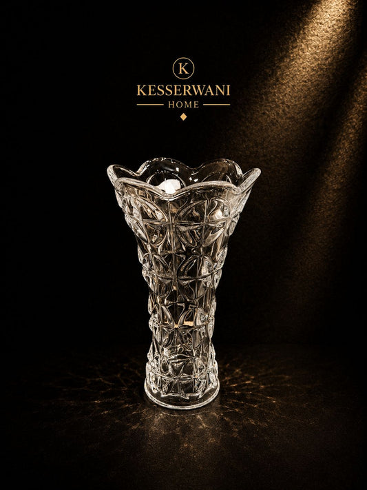 Royal Mosaic Crystal Vase – 23cm