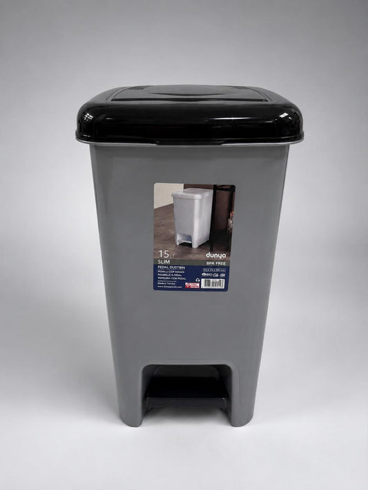 15L Pedal Plastic Bin