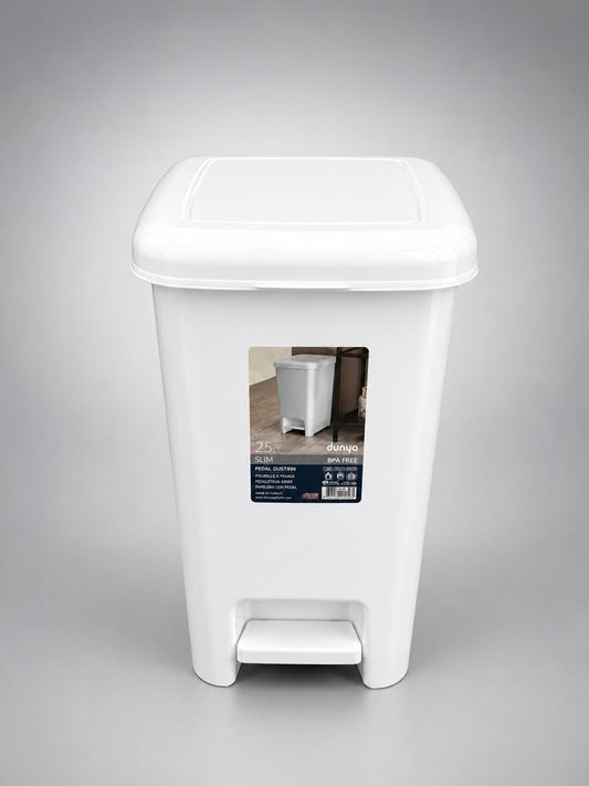 25L Pedal Plastic Bin