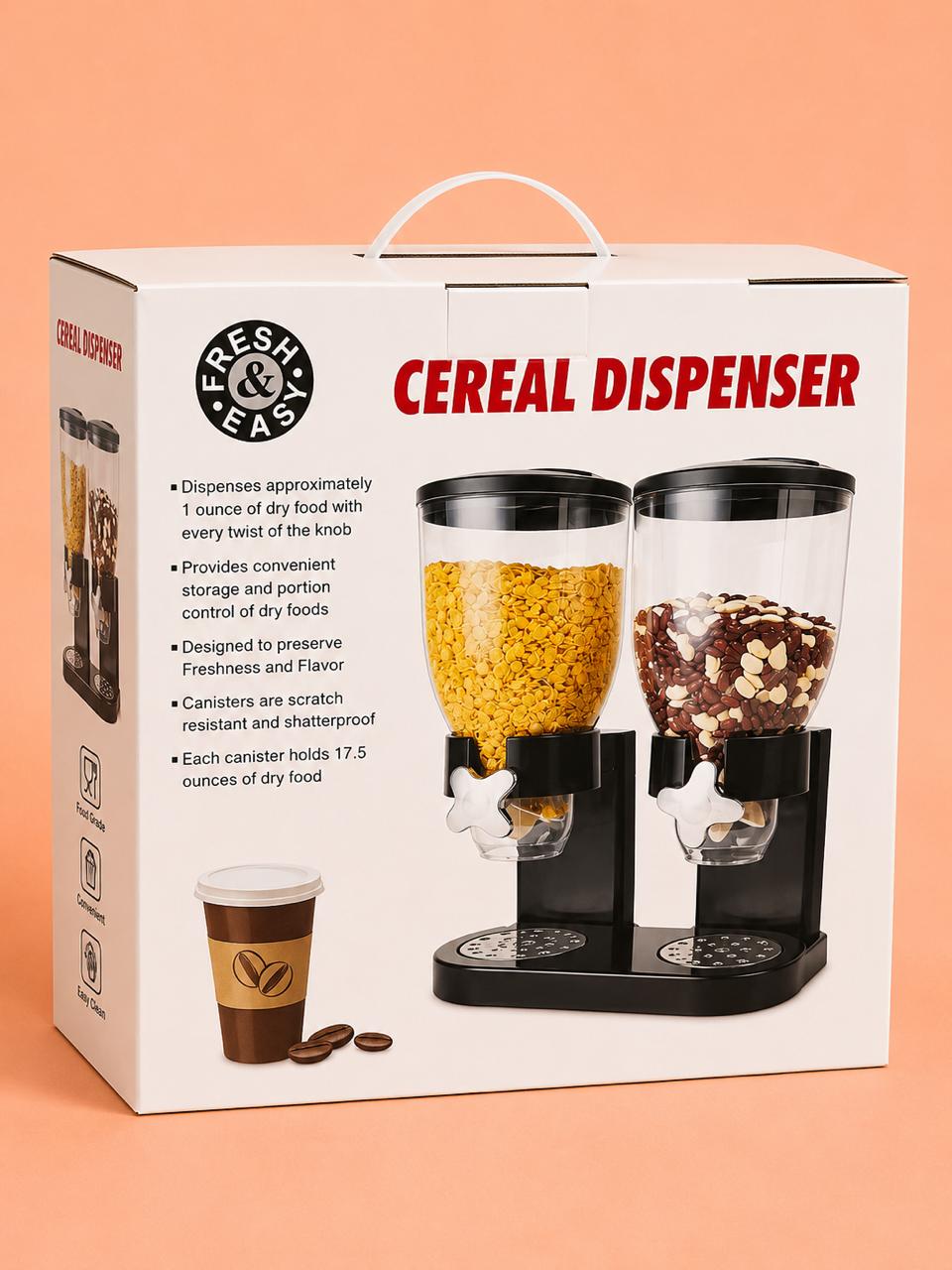 Dual Cereal Dispenser (2 x 2L)