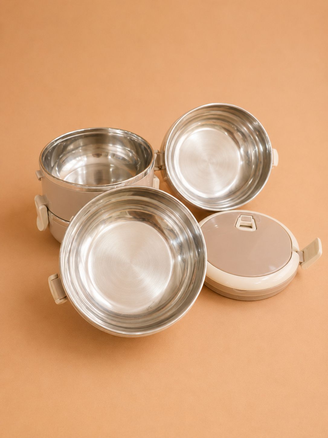 4-Tier Stainless Steel Lunch Carrier