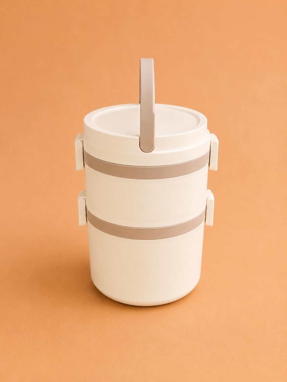 2-Tier Stainless Steel Lunch Box