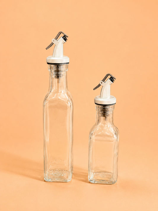 Glass Oil & Vinegar Bottle