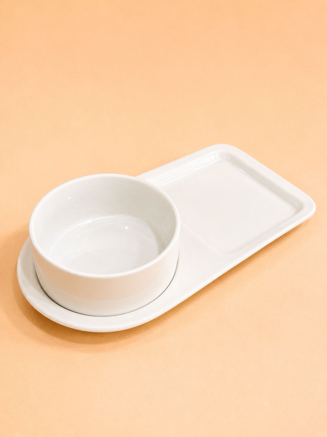 Porcelain Bowl with Serving Plate