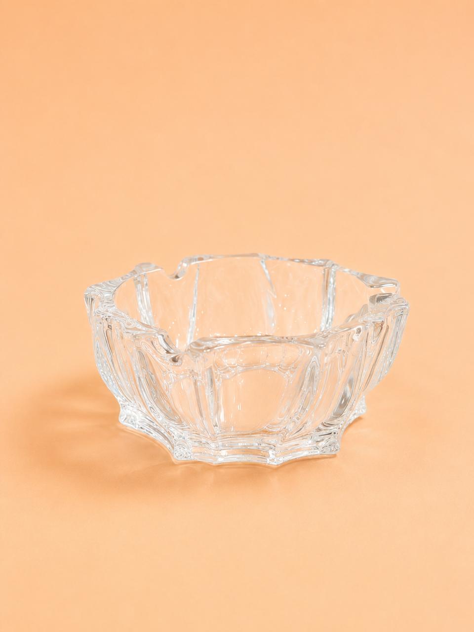 Crystal Glass Ashtray – 14 cm