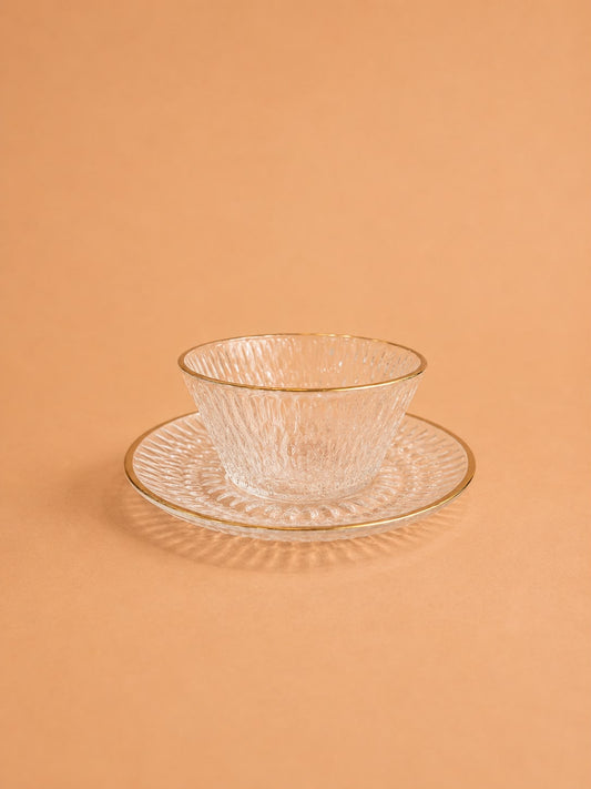 Gold Rim Meghle 6x6 Pcs Bowl Set