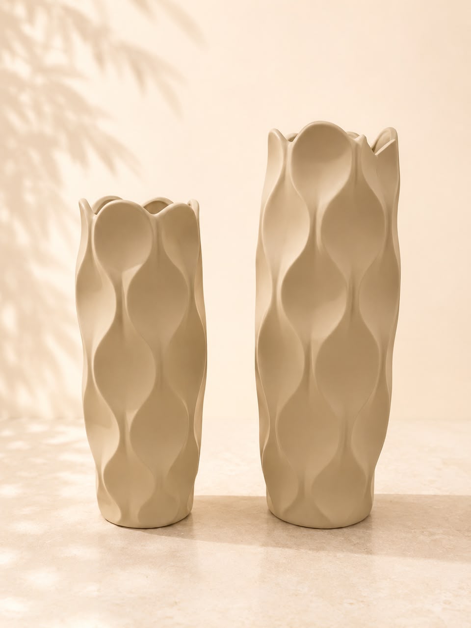 Textured Decorative Vase 23 & 30cm