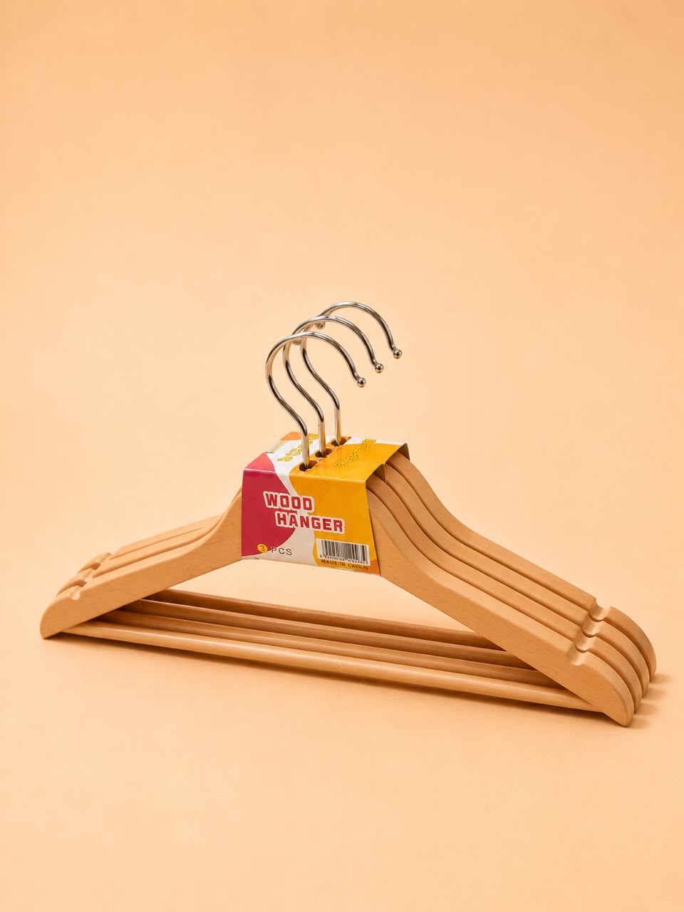 Wooden Clothes Hanger pack of 3pcs