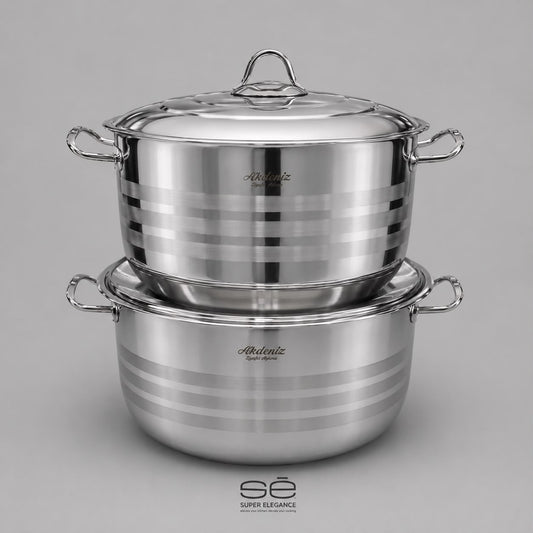Super elegance Stainless Steel Deep Pot