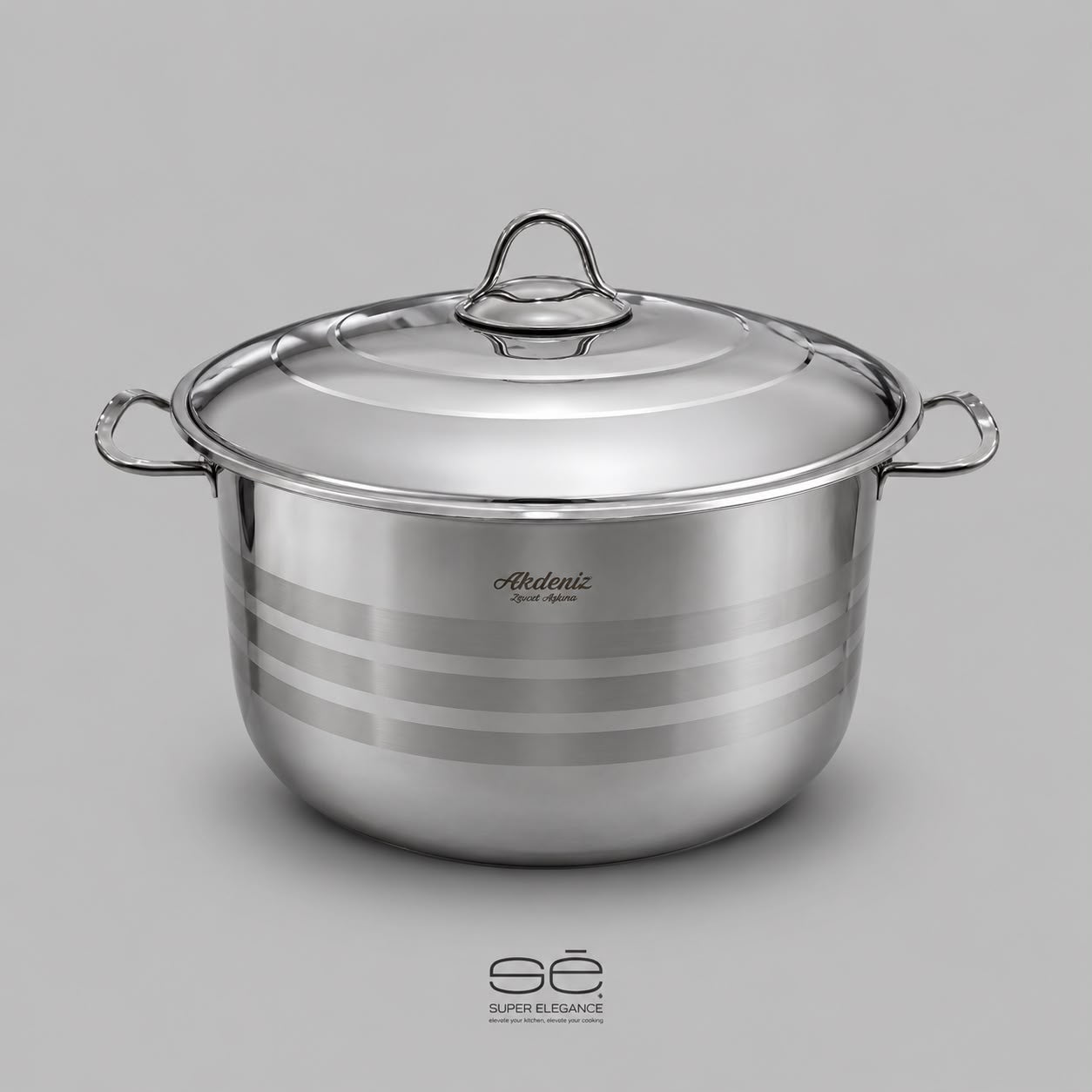 Super elegance Stainless Steel Deep Pot