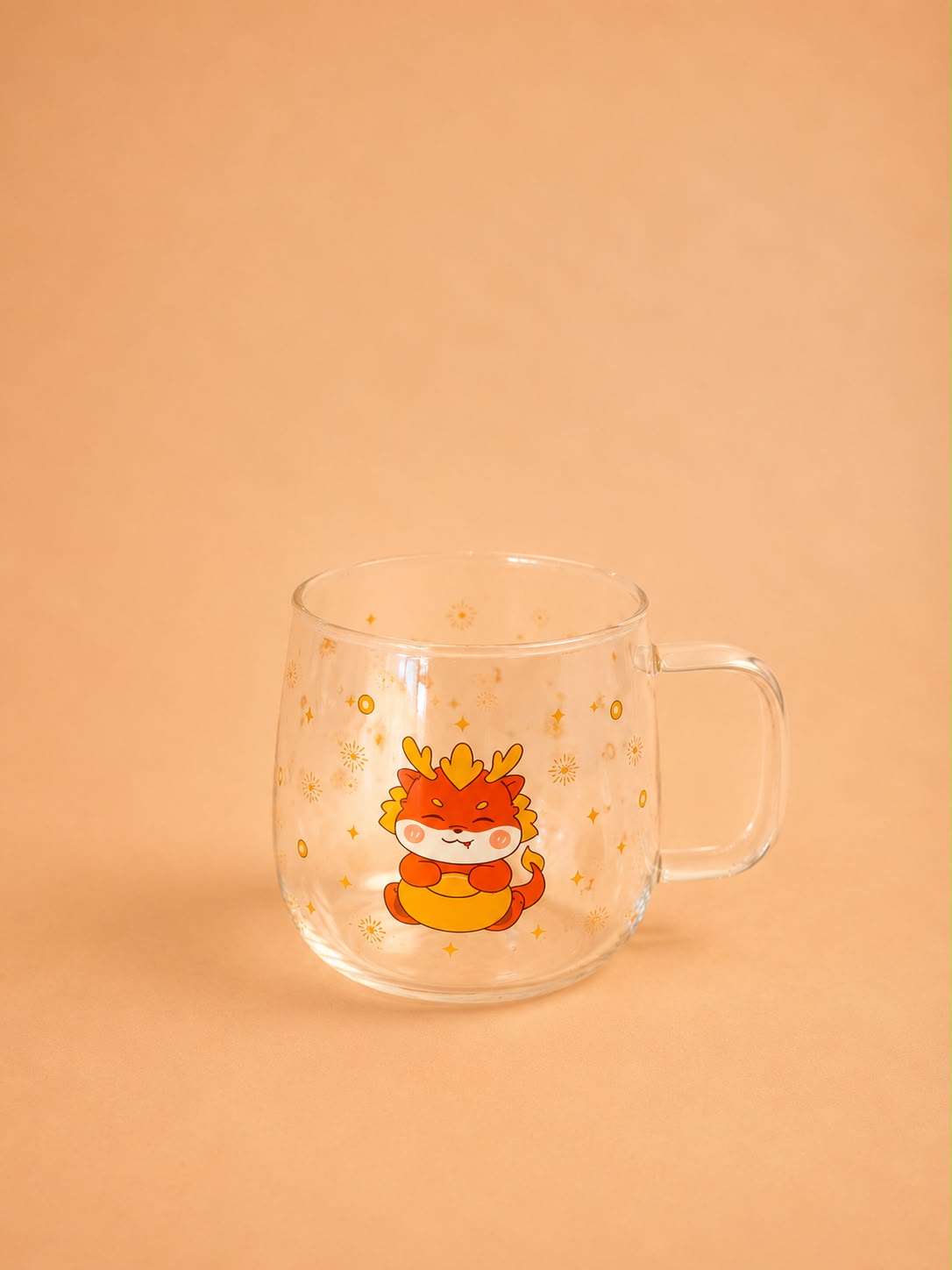 Cute Bear Glass Mug 6pcs