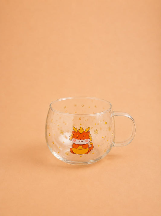 Cute Bear Glass Mug 6pcs