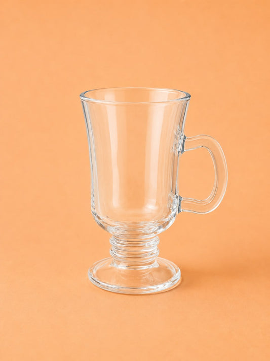 Glass Irish Coffee Mug 250ml 6pcs