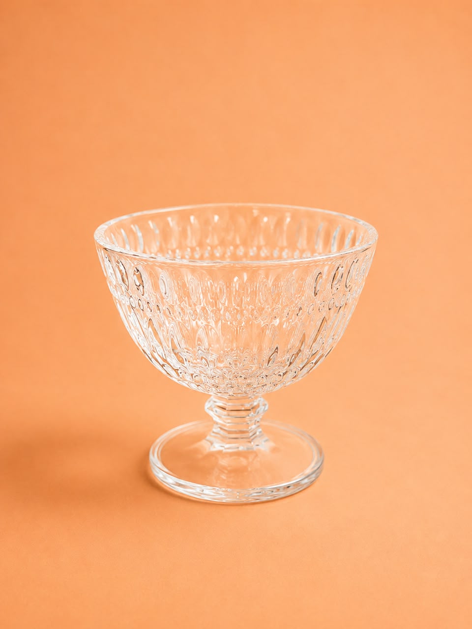 Glass Dessert Bowl 300ml 6pcs 3 models