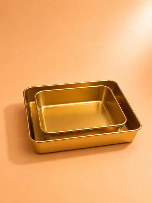 Gold Square Baking Pan – 2 Sizes