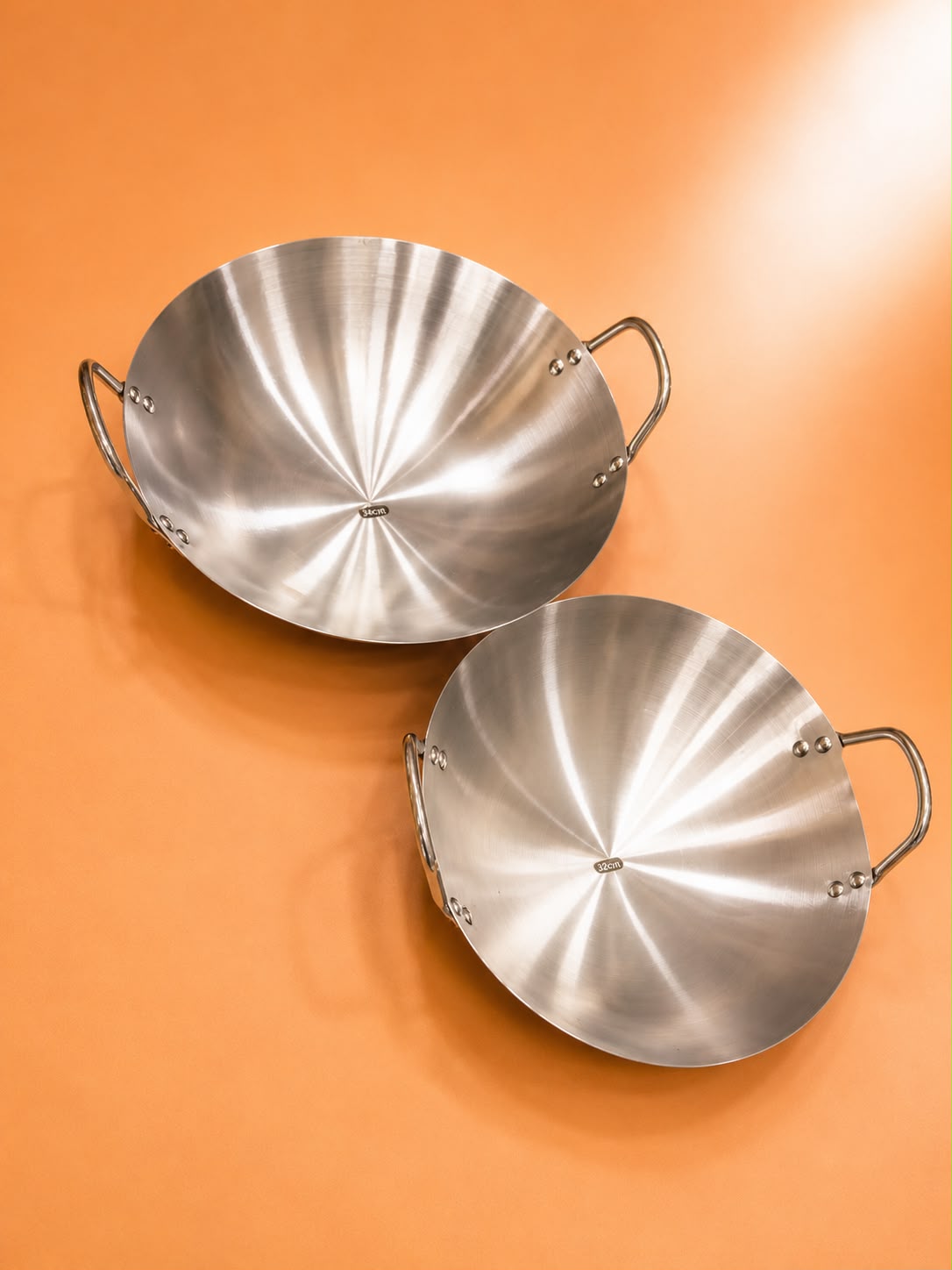 Stainless Steel Wok – 2 Sizes