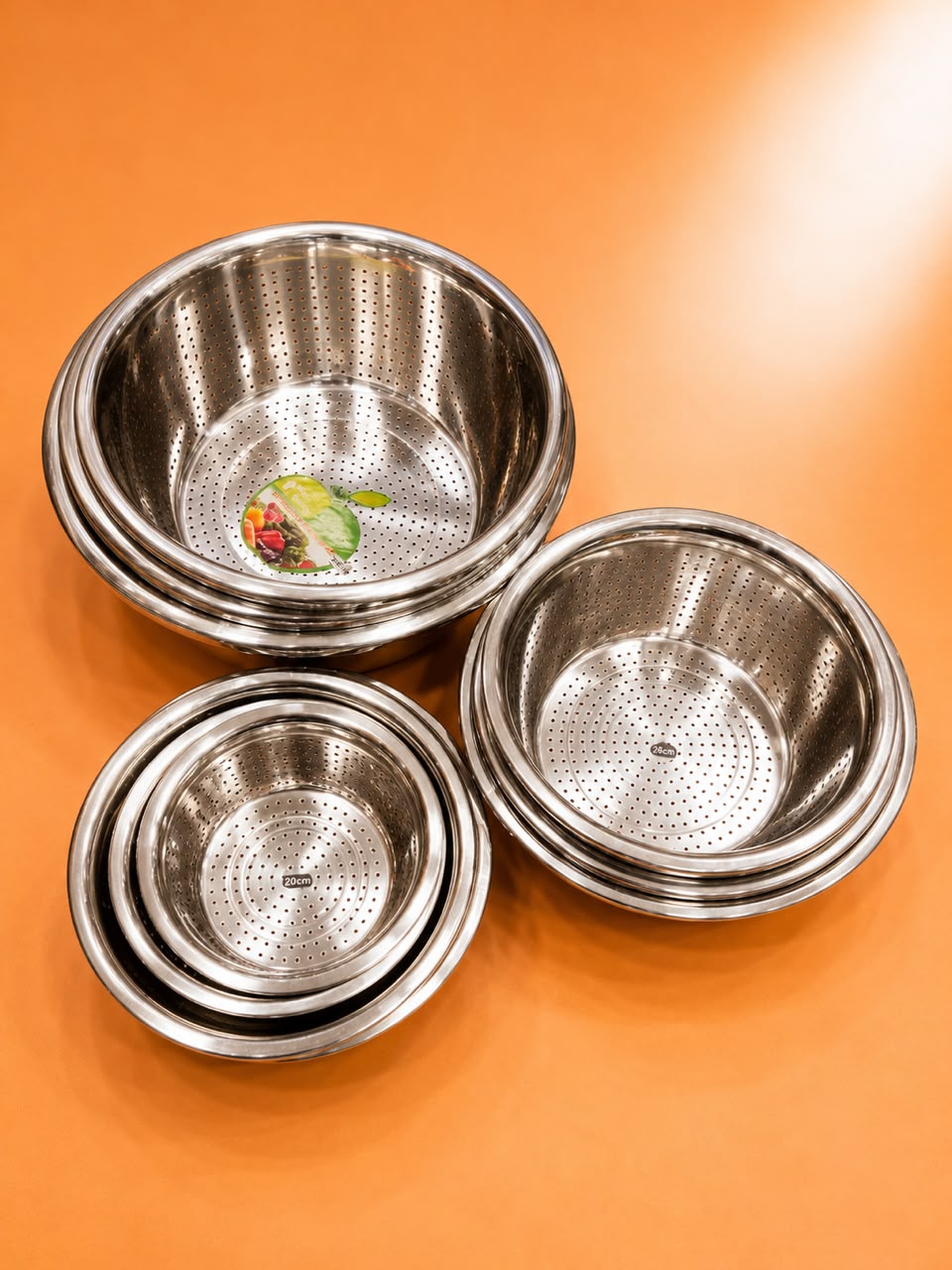 Stainless Steel Colander 20-40cm