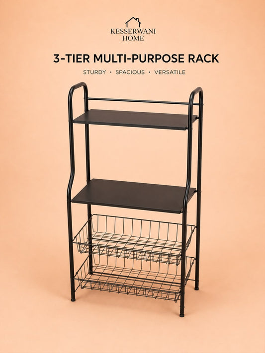 3-Tier Multi-Purpose Rack 120x57cm