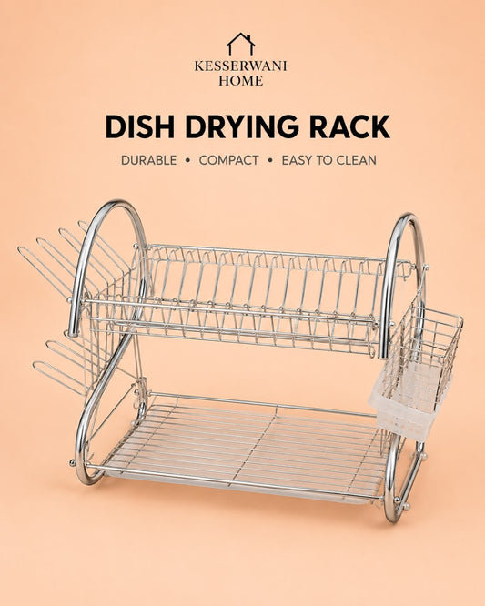 2-Layer Stainless Steel Dish Drying Rack