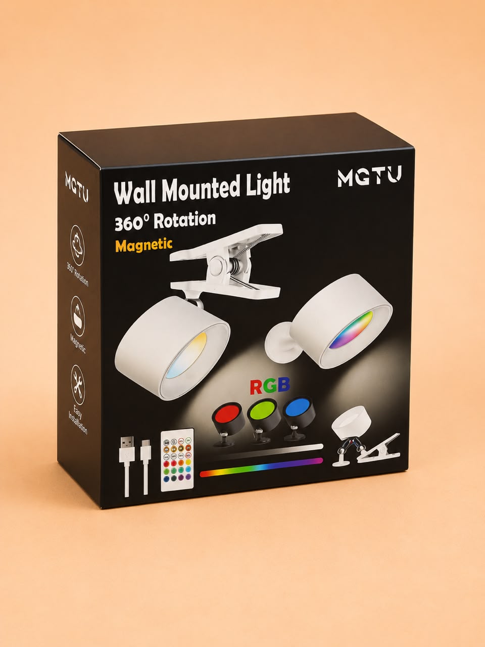 Magnetic RGB Wall Light