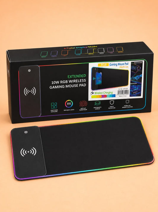 RGB Wireless Gaming Mouse Pad 80x30cm
