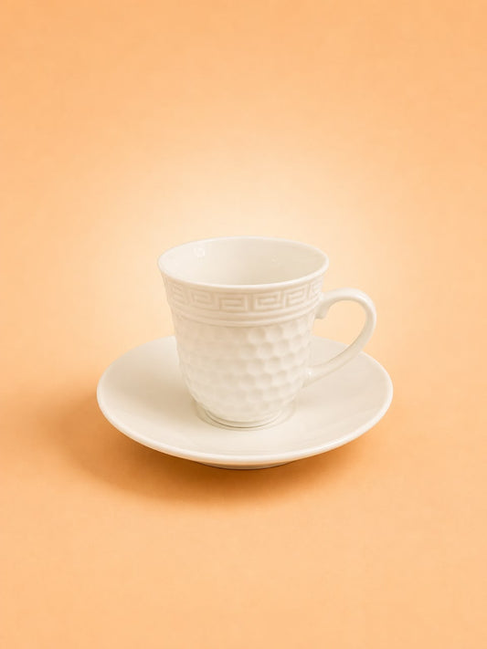 12x12 Coffee Cup & Saucer Set