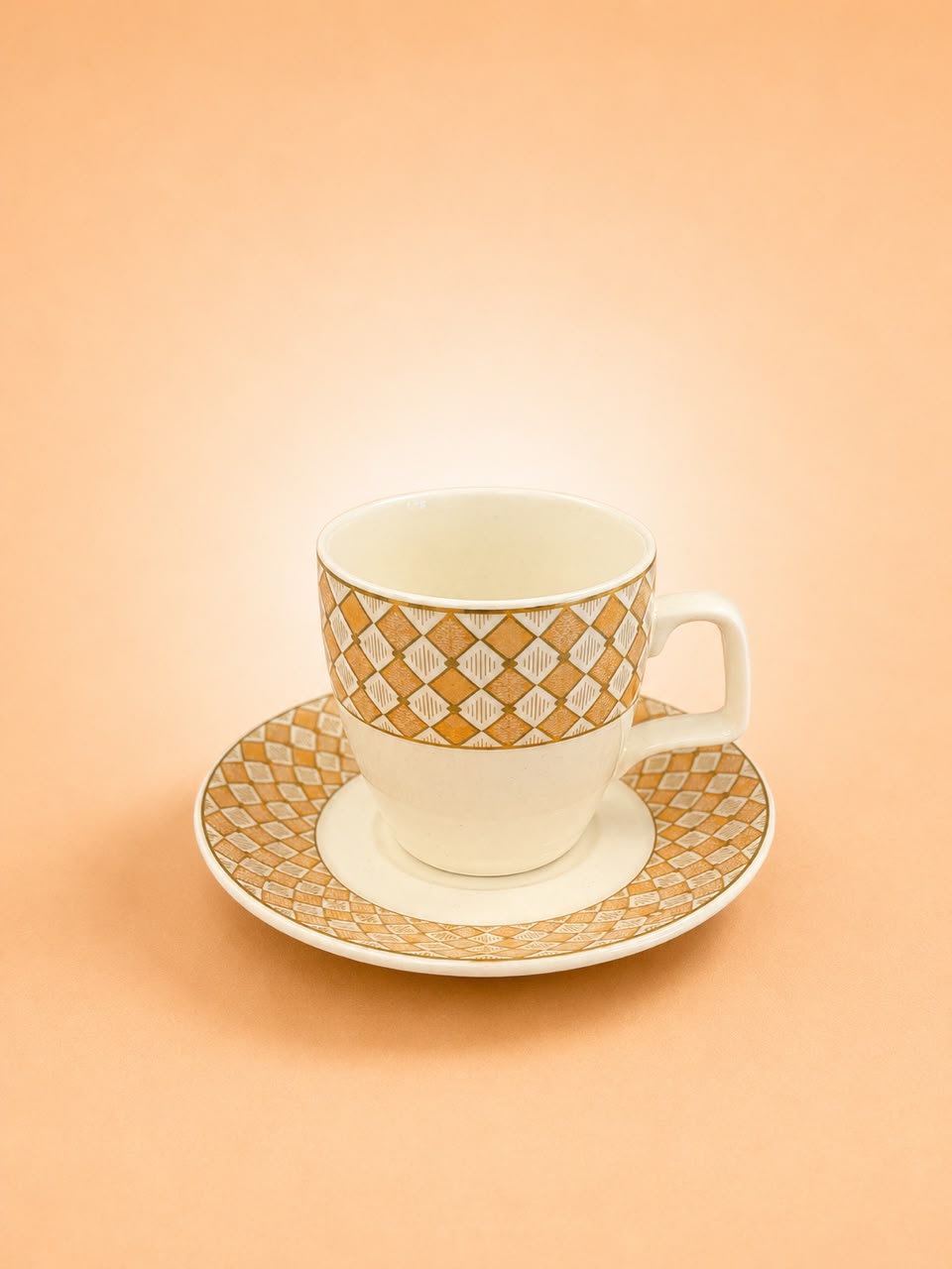 6x6 Coffee Cup & Saucer Set