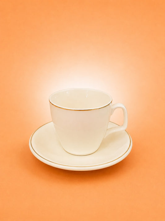6x6 Coffee Cup & Saucer Set