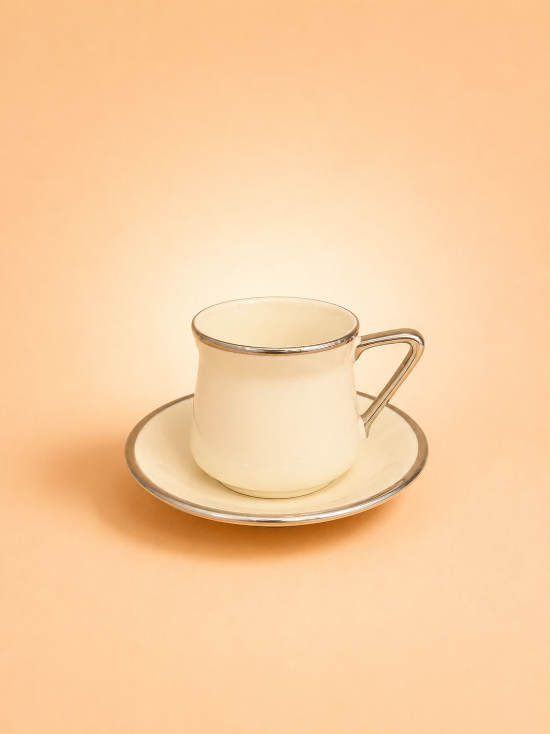 6x6 Coffee Cup & Saucer Set