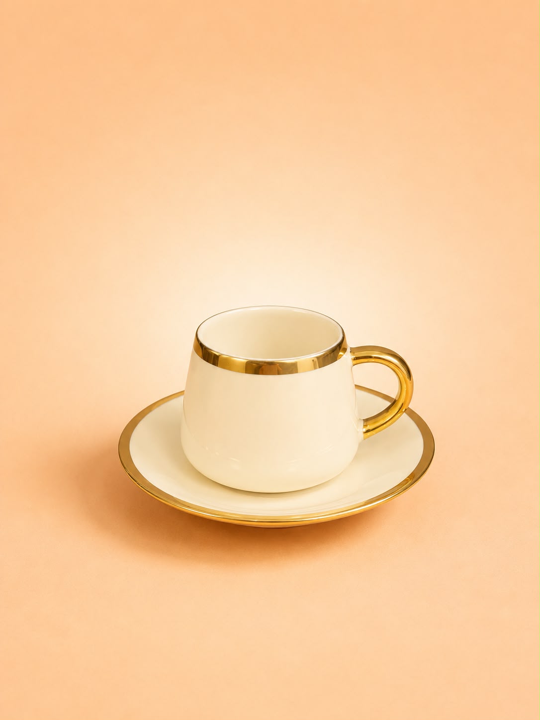 6x6 Coffee Cup & Saucer Set