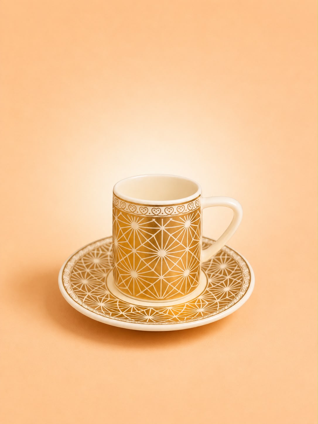 6x6 Coffee Cup & Saucer Set
