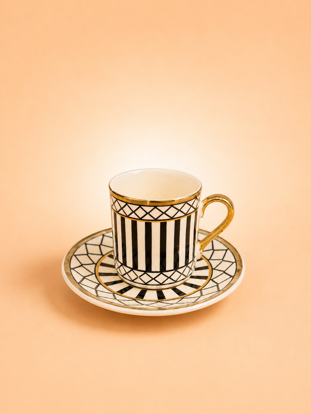 6x6 Coffee Cup & Saucer Set