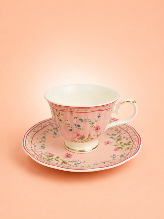 6x6 Coffee Cup & Saucer Set