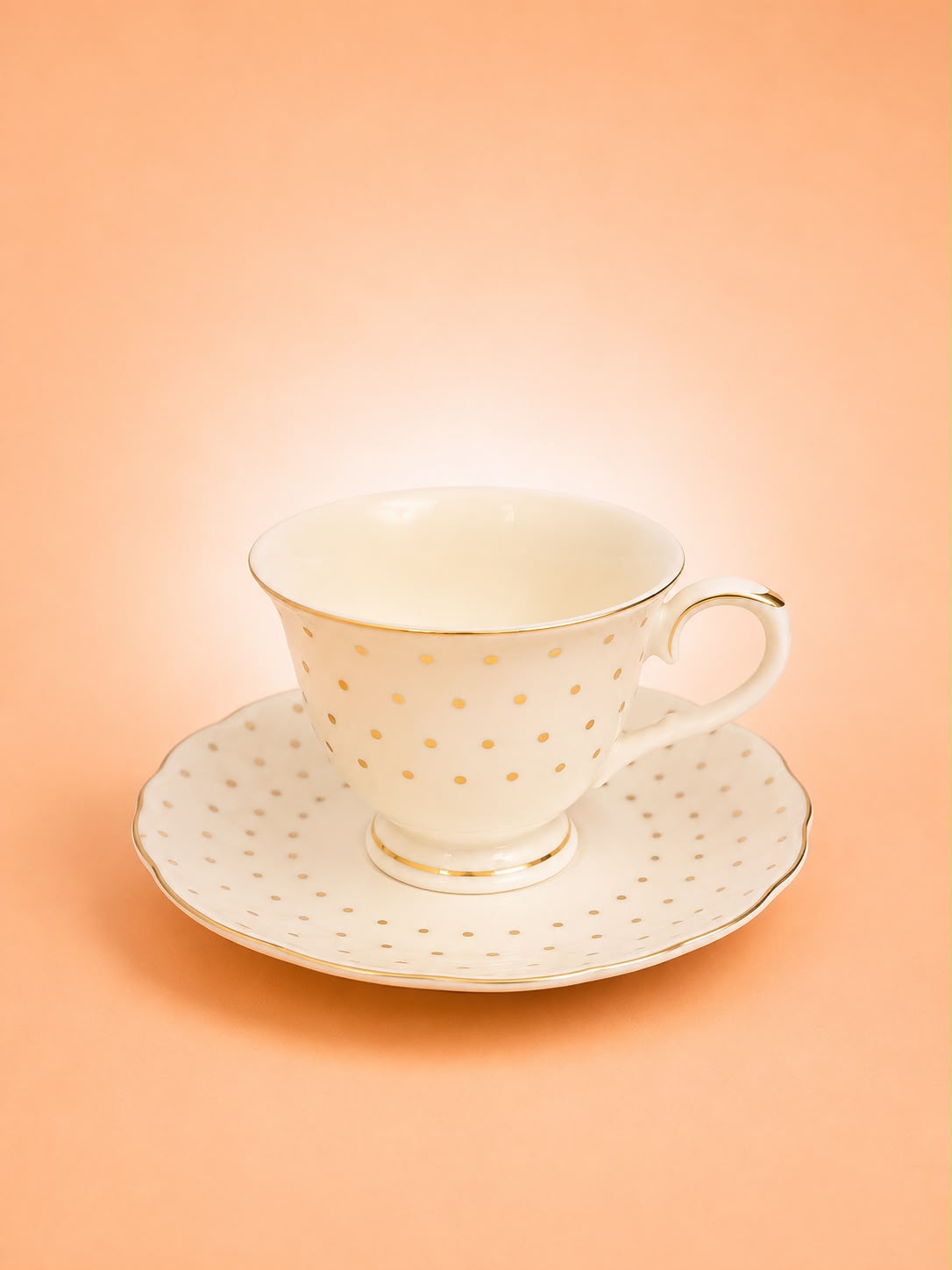 6x6 Coffee Cup & Saucer Set