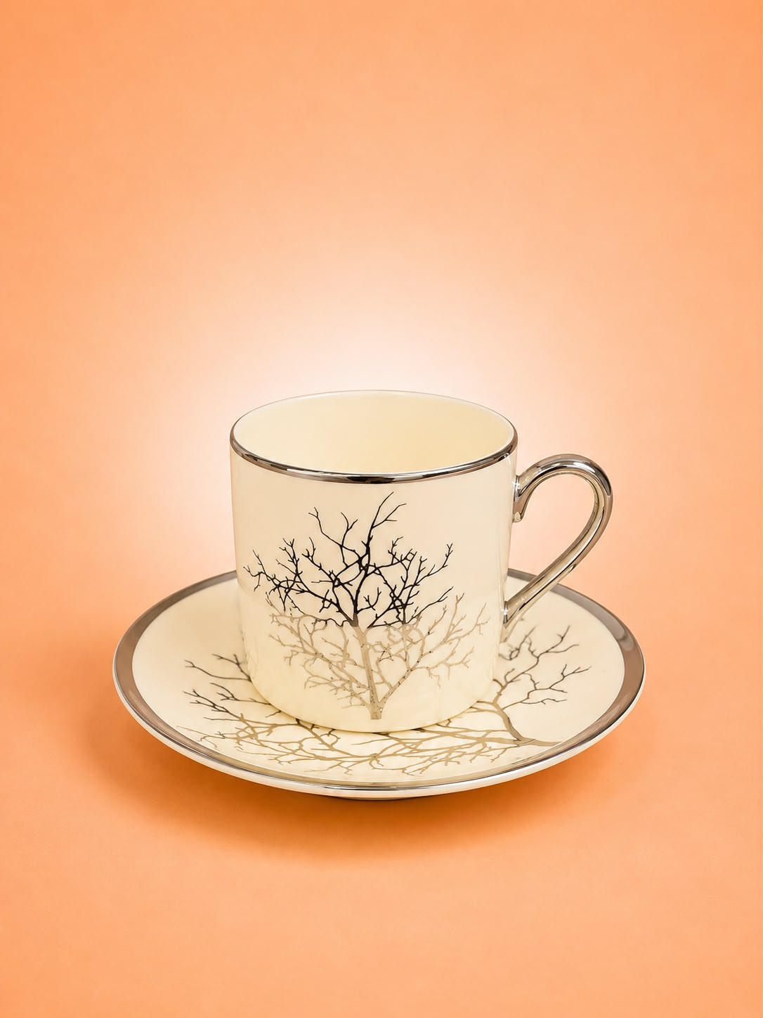 6x6 Coffee Cup & Saucer Set