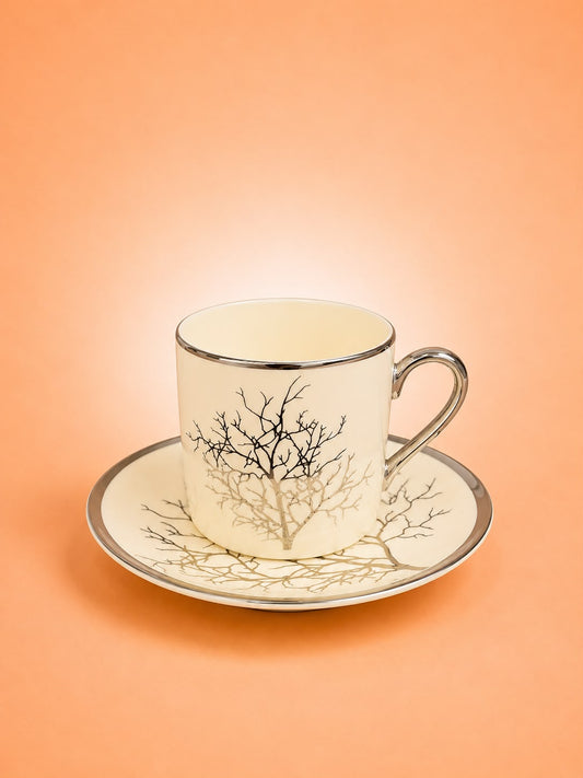 6x6 Coffee Cup & Saucer Set