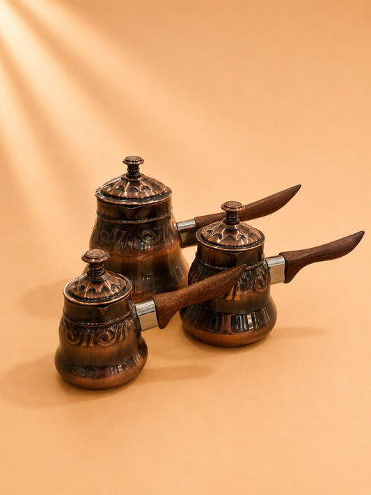 Bronze Stainless Steel Coffee Pot Set