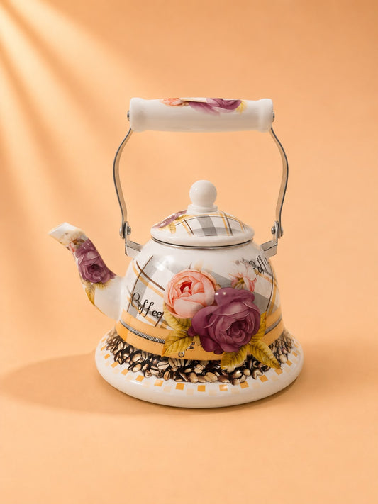 Enamel Tea Kettle – Floral 2.5L
