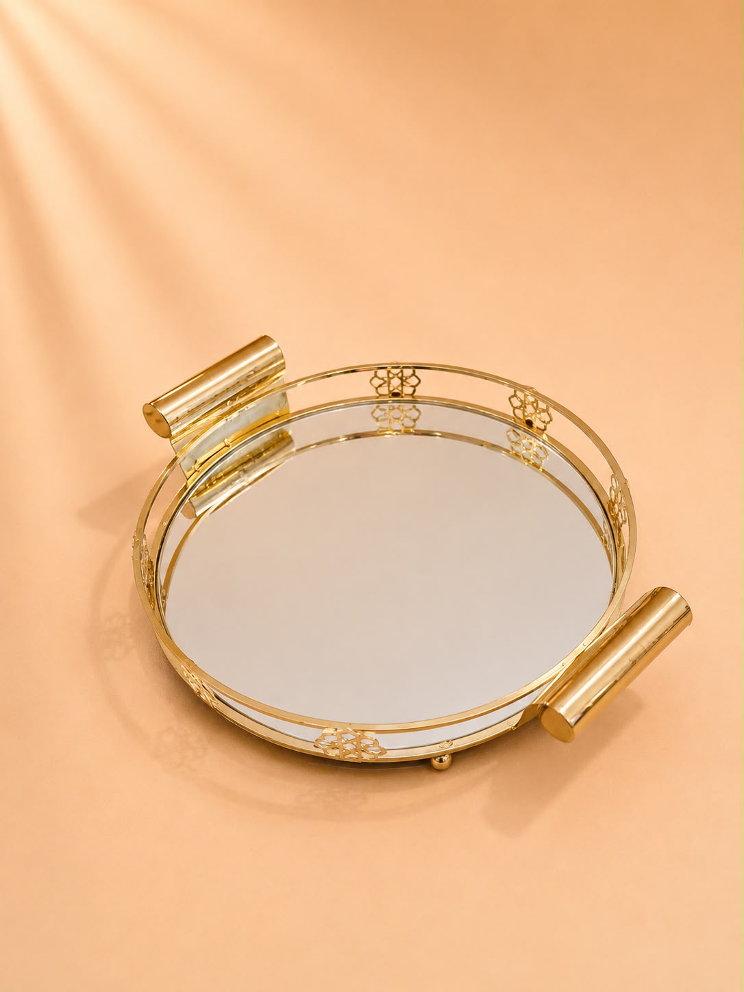 Gold Mirrored Serving Tray