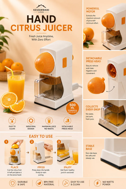 Electric Citrus Juicer 500ml