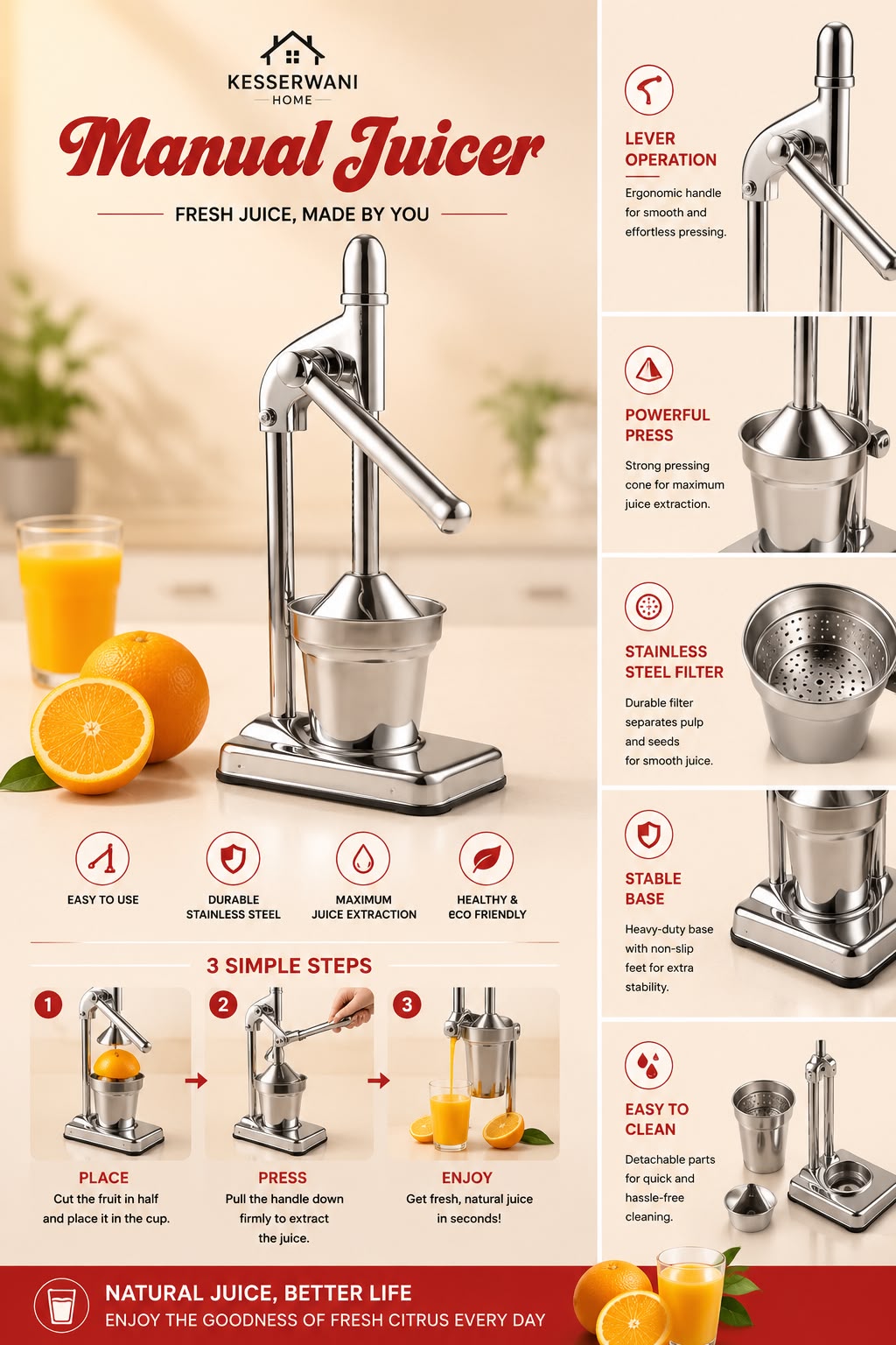 Manual Citrus Juicer