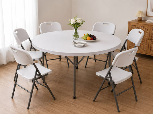 Foldable Round Table 1.2m & 1.5m
