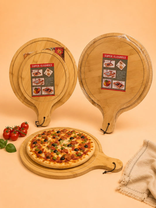 Round Bamboo Serving Board