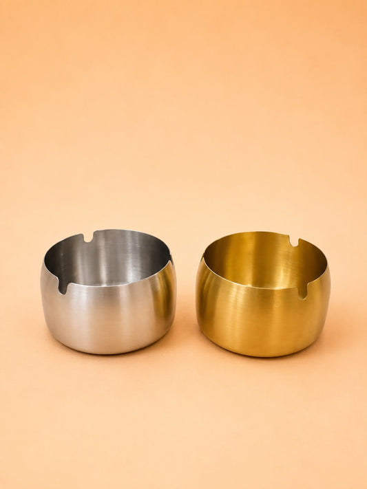 Stainless Steel Ashtray 9cm