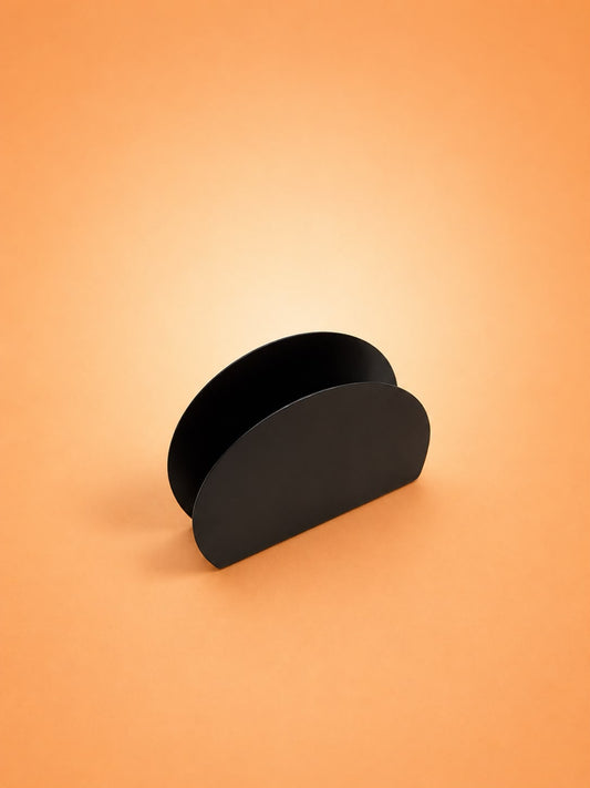 Black Metal Napkin Holder