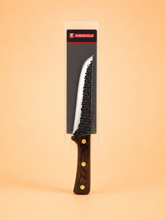 8-Inch Hammered Stainless Steel Kitchen Knife